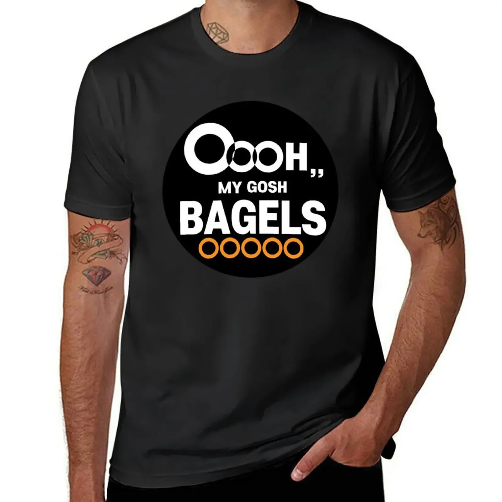 OH!! MY GOSH~~ BAGELS^^ T-Shirt korean fashion cute clothes custom t shirt graphic t shirt vintage outfits for men