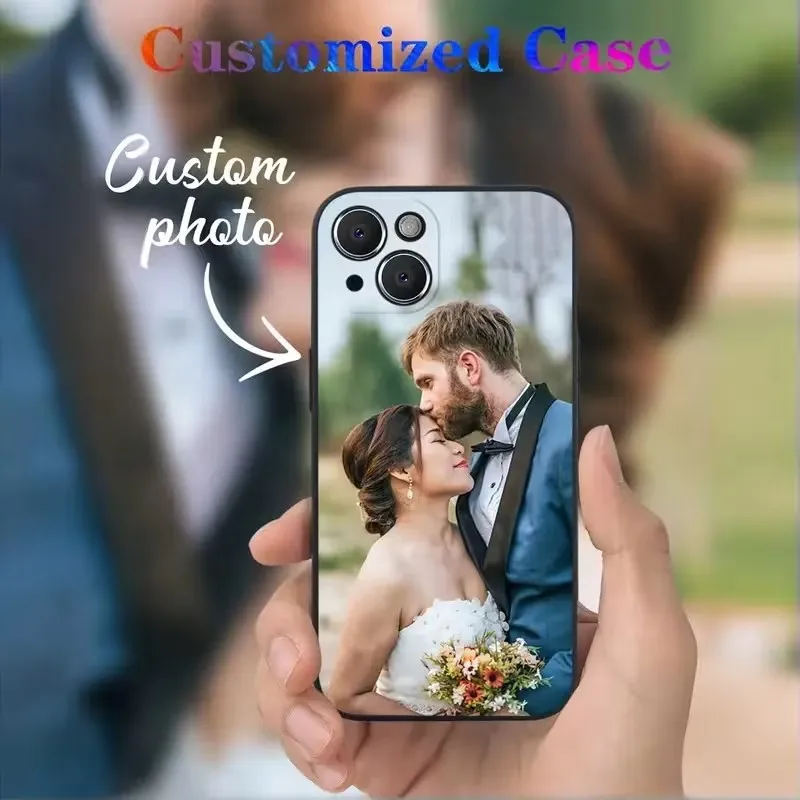 Funda Personalizada para iPhone 18 17Air 16 15 14 Plus 13 12 Mini 11 Pro XS Max X XR, Funda Suave con Foto Personalizada DIY