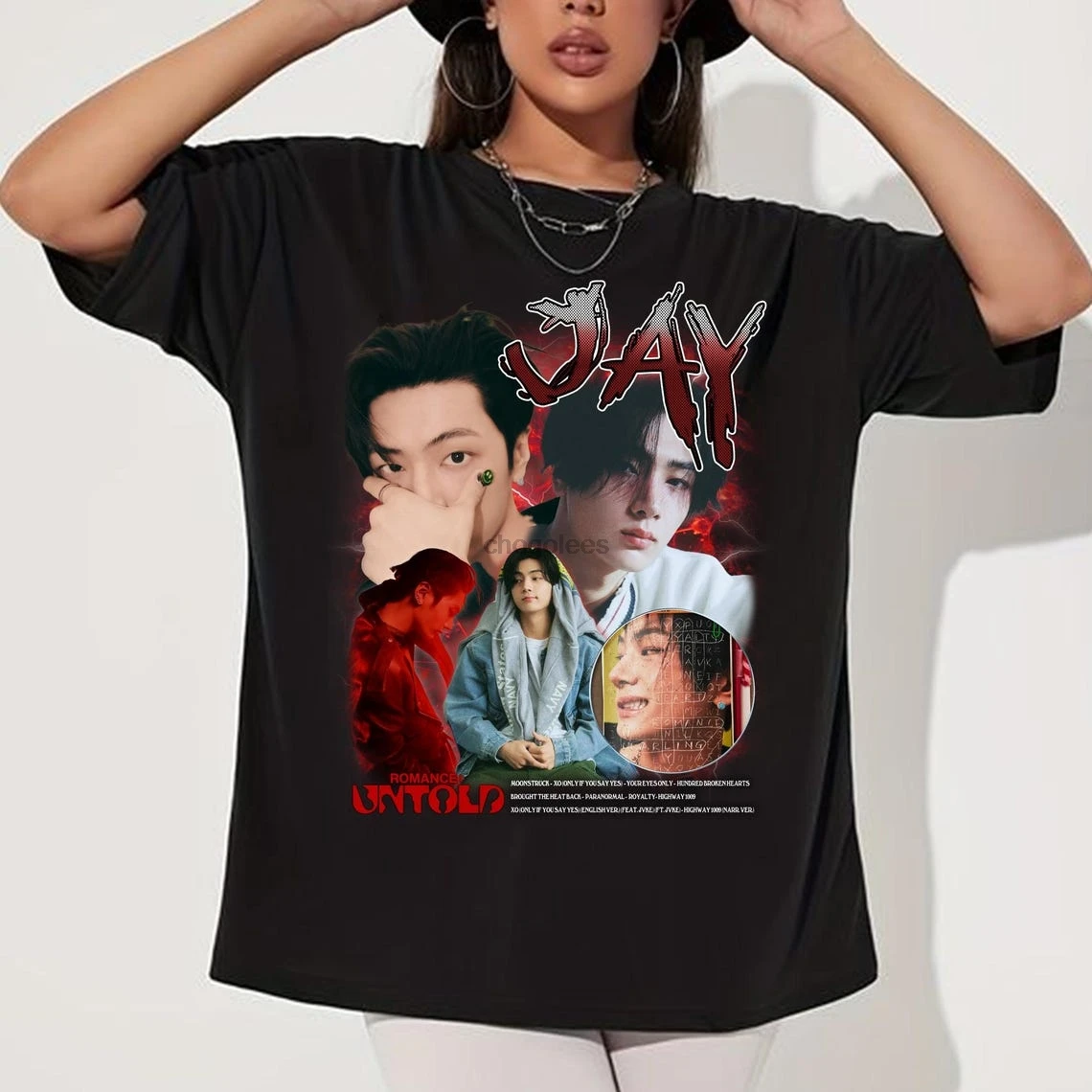 Camiseta Vintage Jay, camiseta del álbum romántico Untold, amor si dique Niki Jake Sunoo Jungwon