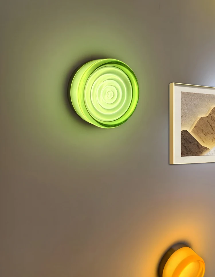 Nordic Simple Acrylic Wall Light Bedroom Bed Wall Light Atmosphere Light Corridor Balcony Ceiling Light Waterproof Wall Light