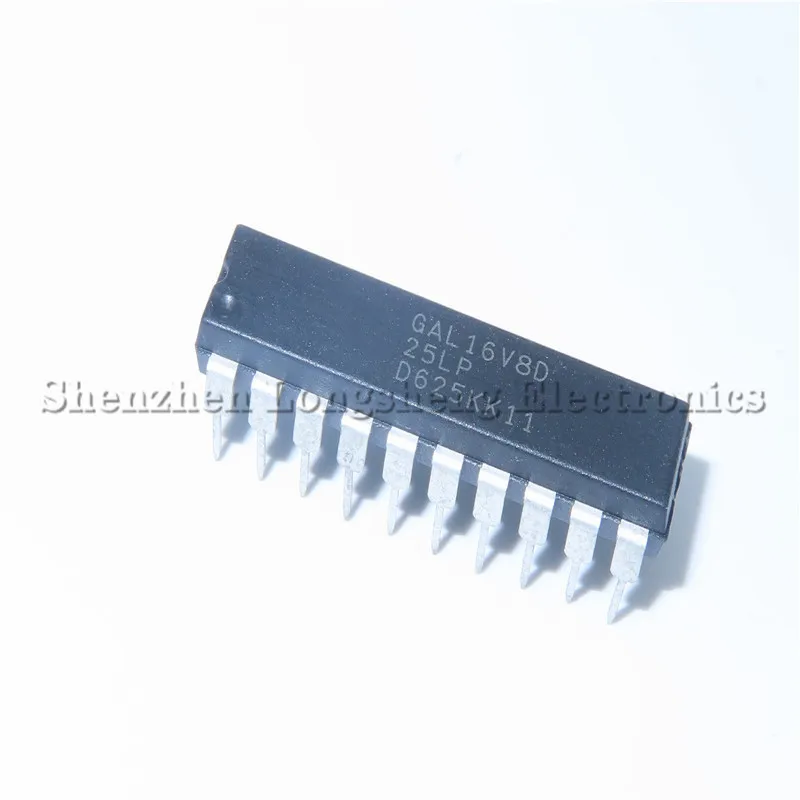 50PCS/LOT GAL16V8D-25LP GAL16V8D25LP GAL16V8D DIP-20  Integrated circuit IC chip electronic components