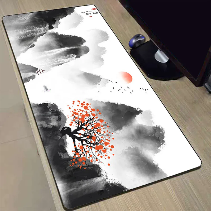 Pink Sakura Xxxl Mouse Pad Desk Pad Computer Carpet Mausepad Kawaii Office Accessories Keyboard Pc Gaming Laptop Deskmat Rugs