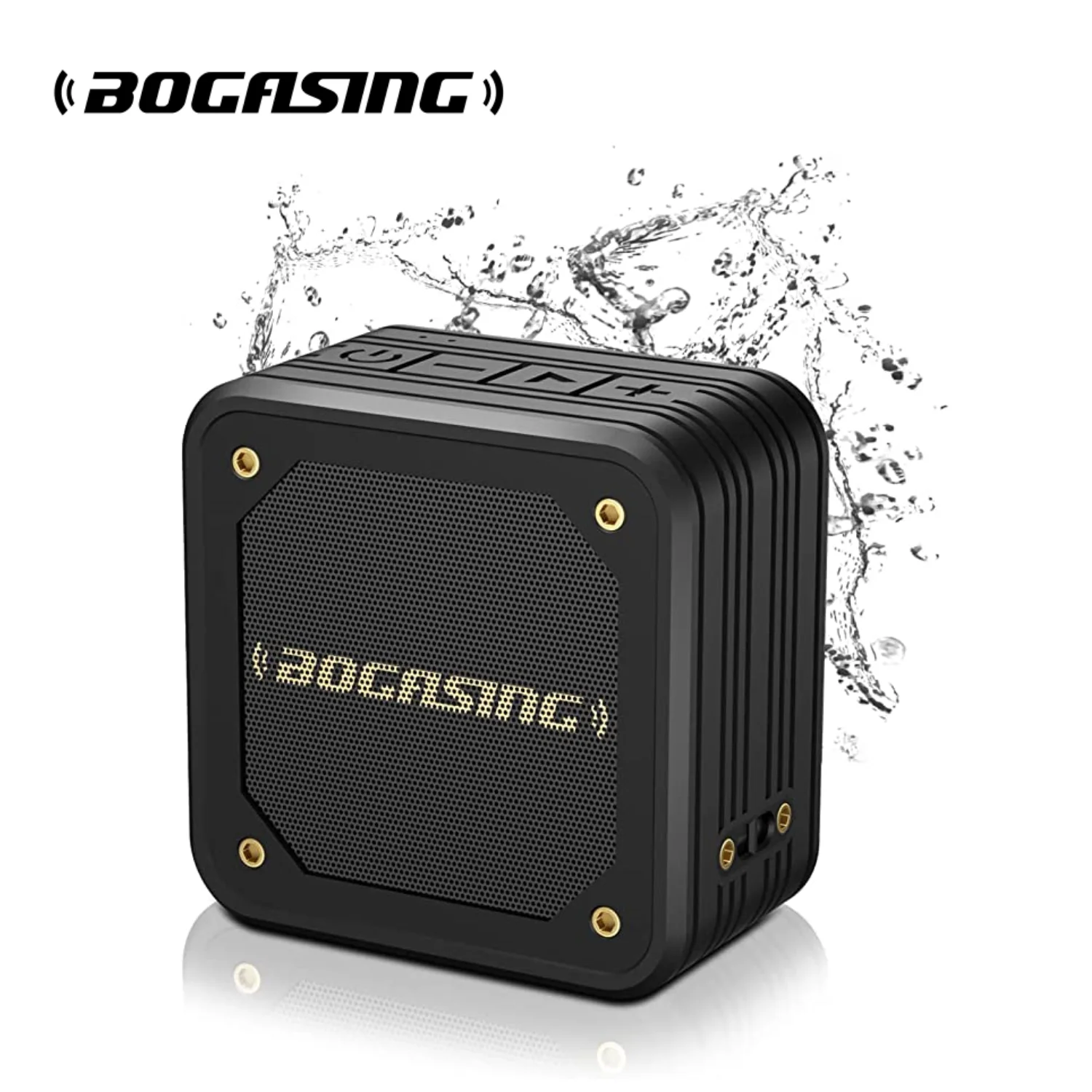 

BOGASING M10 Portable bluetooth speaker TWS Better Bass 15W IPX7 Waterproof 24-Hour Playtime wireless bluetooth 5.0 speaker