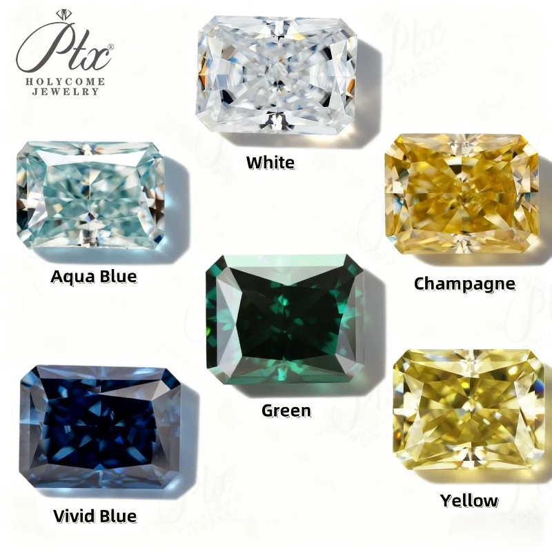 

Муассанит сияющий многоцветный измельченный лед гране сверкающий драгоценный камень для изготовления ювелирных изделий обручальные кольца и изысканные аксессуары