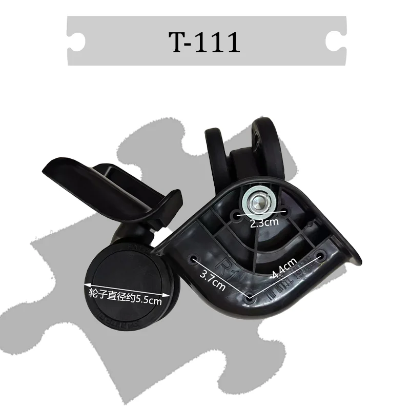 For SJTOBOL T111 Replacement Universal Wearable Suitcase Wheel Accessory Silent Wheel Silent Easy to Install