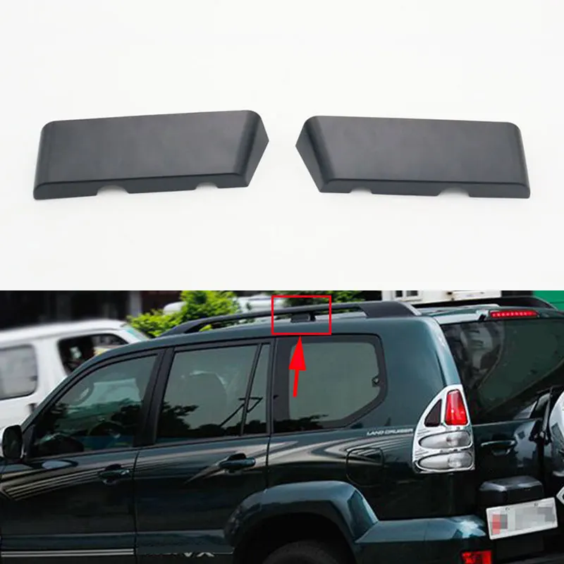 For Toyota Land Cruiser Prado Fj120 2003 2004 2005 2006 2007 2008 2009 Car Roof Rack Middle Trim Cover Roof Bar End Shell