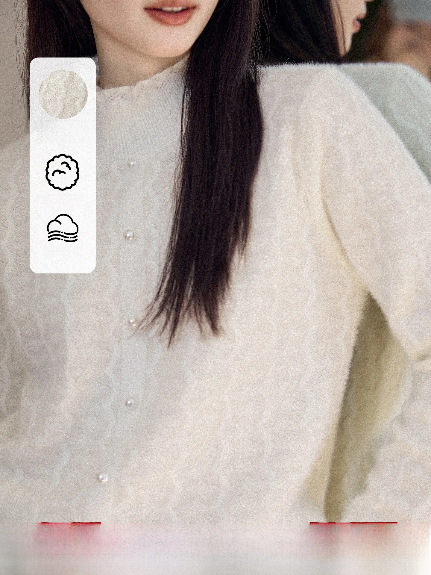 

Ruffle Sve Knitted irt Women's Slim Fit Long Sve Stand Collar Lace under irt Autumn Winter New Sle Faion T-irt