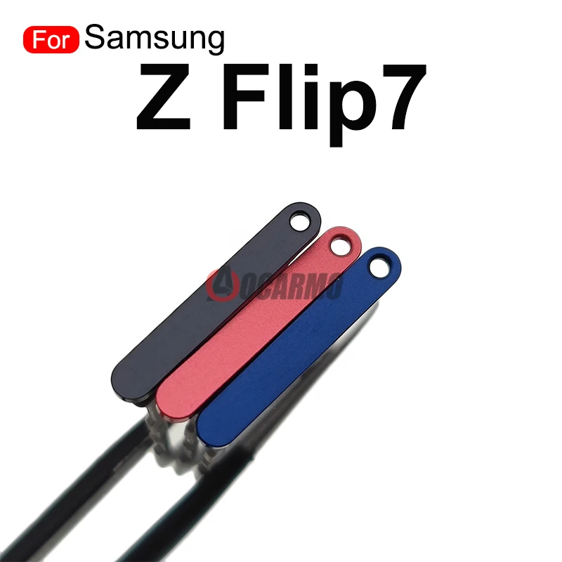 قطع غيار فتحة حامل بطاقة SIM المزدوجة لهاتف سامسونج جالاكسي Z Flip7 Flip 7 F766