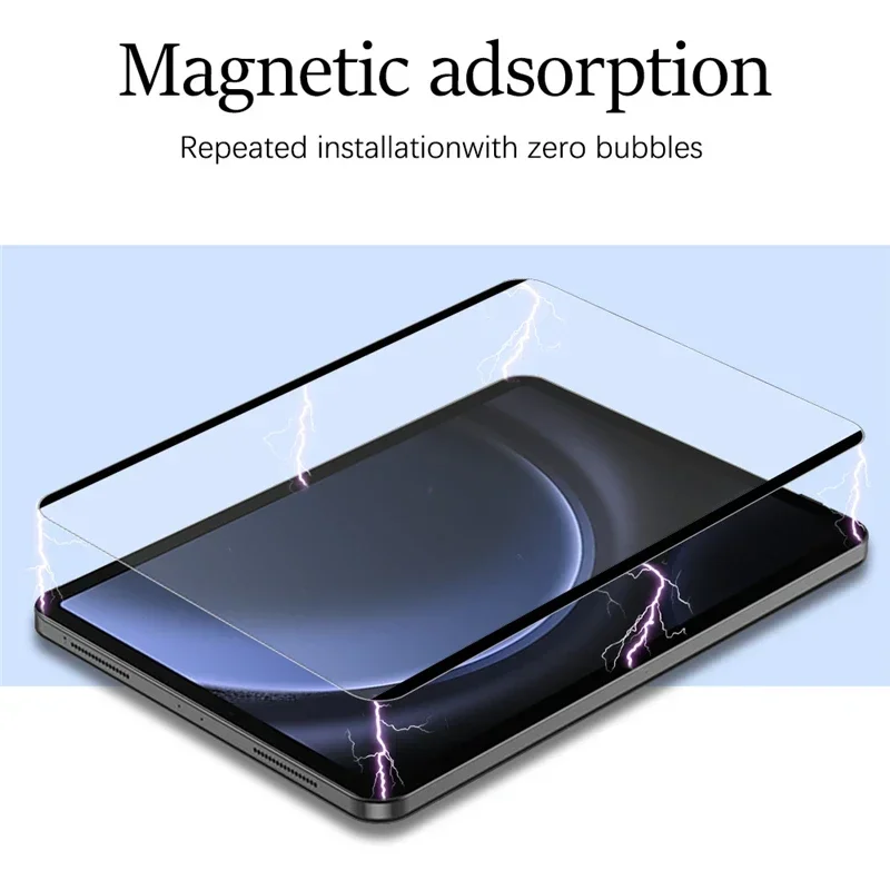 Paper Magnetic Like Screen Protector For Samsung Galaxy Tab S6 Lite S7 S9 Fe A9 Plus s8 Ultra A7 Lite A8 Reusable No Glass