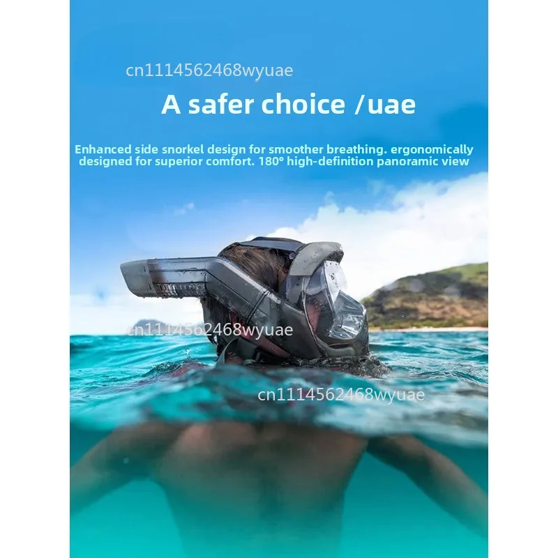 Snorkeling Mask Diving Goggles Adult Anti-fog Mask Full Dry Snorkel Equipment