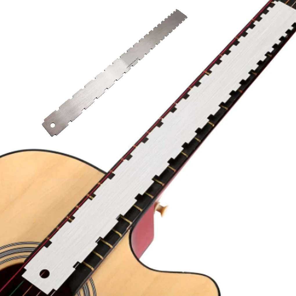 

Guitar Notched Ruler Universal Neck Gauge Fingerboard Accessory String Instruments Fret Rulers File Accessories