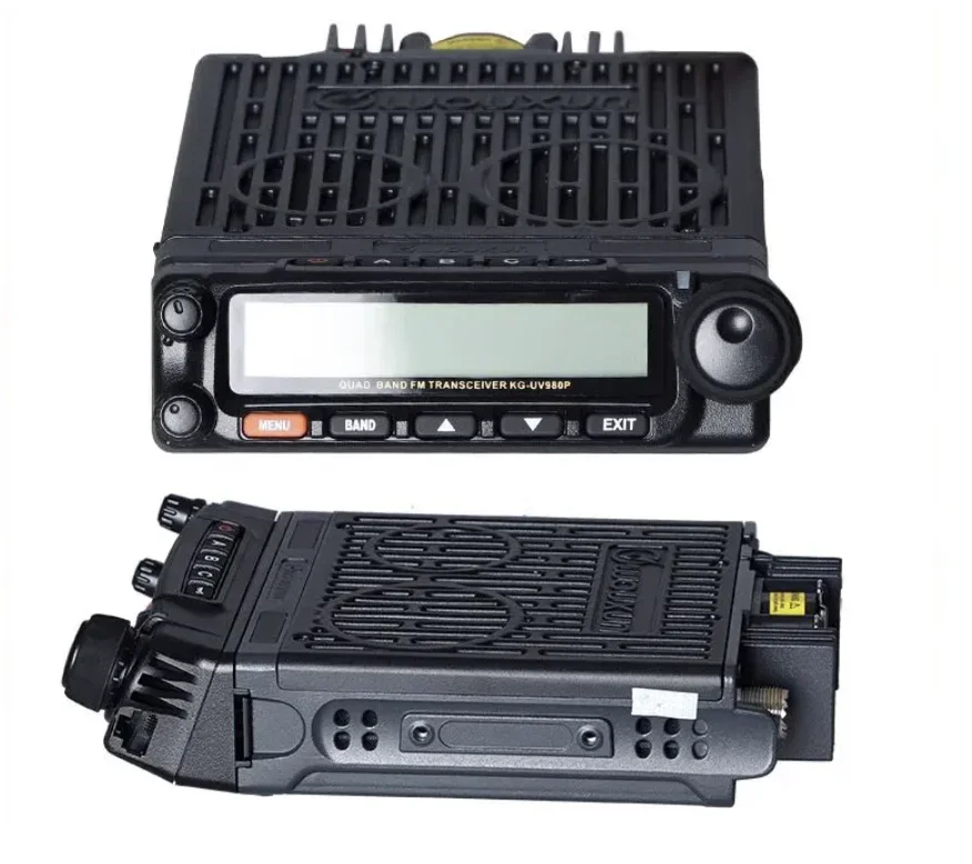 WOUXUN Car Mobile Radio KG-UV980P 50W Quad Band Mobile Radio VHF & UHF Air Band Receiving Cross Band Repeater Car Walkie Talkie