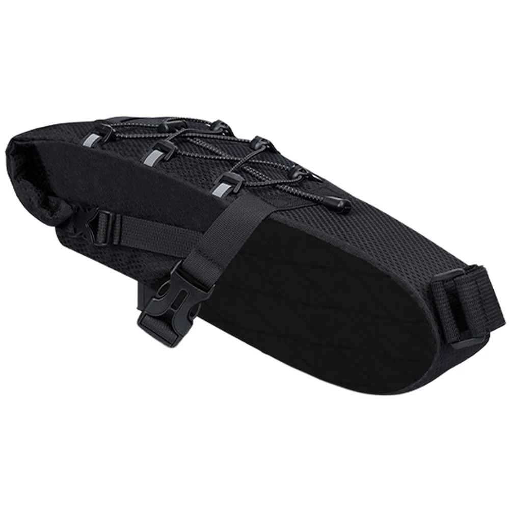 5.8L Bicycle Saddle Bag for Long Distance Cycling Tail Storage Bag with Triple Fixation Reflective Safety Features