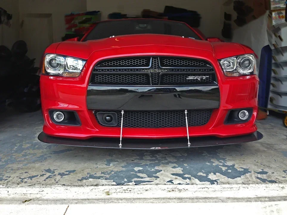 Universal Front Rear Bumper Lip Splitter Strut Rod Tie Support Bar For Dodge Charger Challenger SRT 2006-2024 Car Accessories