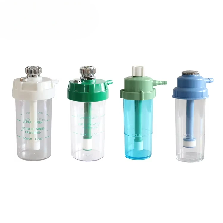 

Humidifier cup for oxygen tank wall type double-tube oxigen flow meter medical humidifier bottle