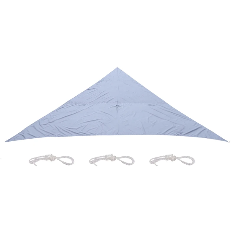 

Waterproof Awning Triangle Sunshade Protection Outdoor Canopy Garden Courtyard Swimming Pool Oxford Cloth Canopy Gray