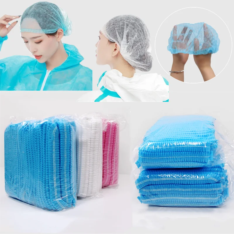 100pcs Microblading Accesories Permanent Makeup Disposable Hair Net Caps Sterile Hat For Eyebrow Tattoo