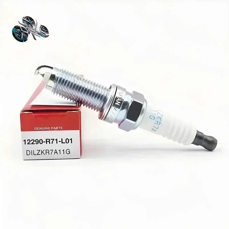 

4PCS 12290-R71-L01 DILZKR7A11G Dual Iridium Spark Plugs for Honda Accord/Odyssey/Pilot 3.5L & Acura TL 3.5L - 92924 Replacement