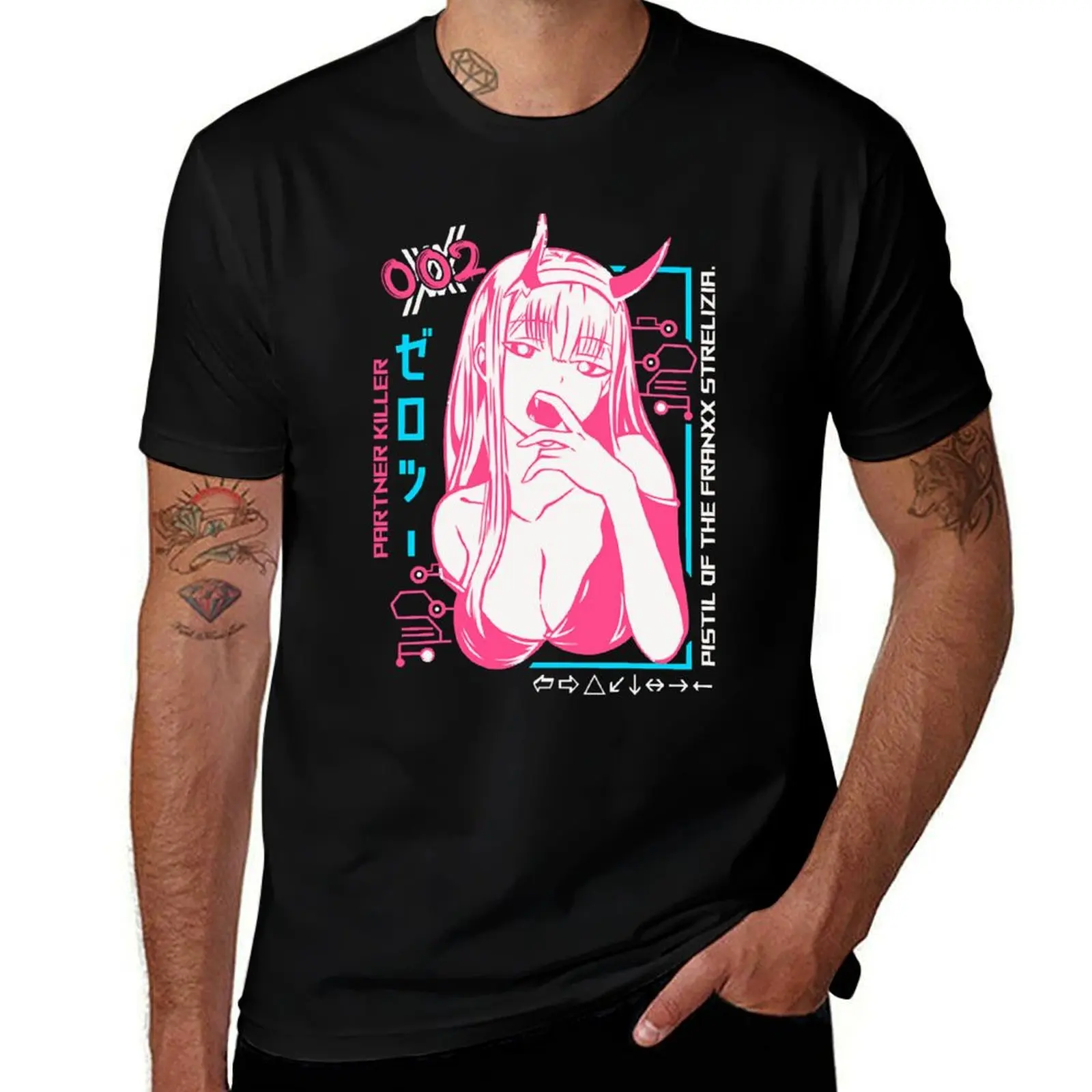

Zero Two Darling Streliziaited - Tshirt T-Shirt man graphic t shirt graphic t shirts for man t shirts cotton 100% T-Shirt