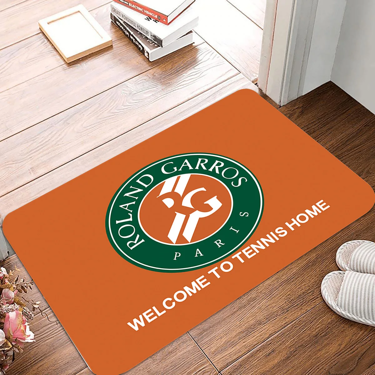 

VIKAMA Anti-slip Entrance Floor Rug for Tennis Creative Floor Mat for Venue Entry Door Mat for Home Decoration