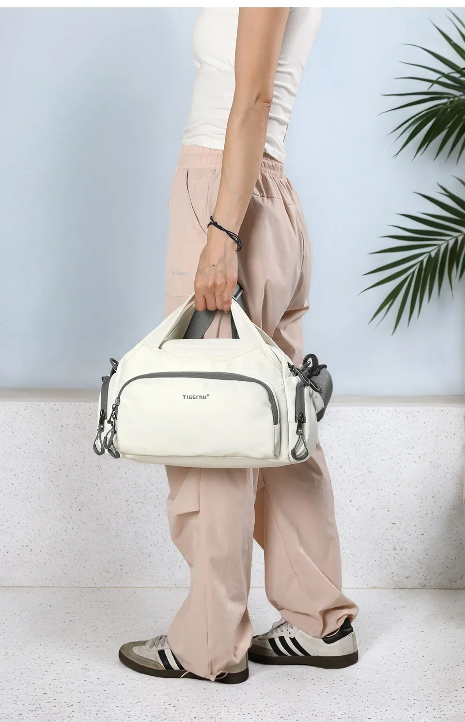 Tigernu Frauen Casual Sport Handtasche Weibliche Outdoor Schulter Tasche Täglichen Pendeln Spritzwassergeschützt Große Kapazität Für 11 zoll Tablet – Detail 9