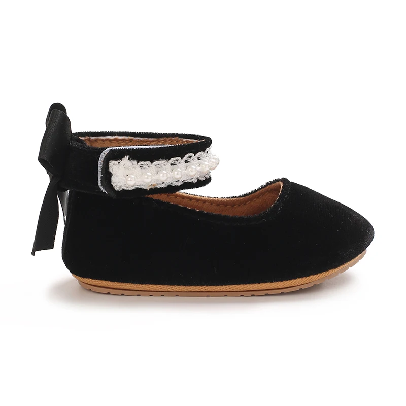 Mary Jane Flats für Kleinkinder, Mädchen, mit Schleife, rutschfeste, weiche Sohle, Prinzessinnen-Laufschuhe für Kleinkinder, Sneaker, Hochzeitskleid, Tanzschuhe – Detail 33