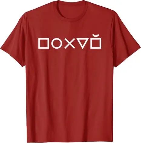 Pohui Russischer Slang Gamer Geometrische Symbole Humor T-Shirt Y2k Lustiges Sarkastisches Russisches Gaming-Kultur Neuartiges Grafik-T-Shirt Kleidung – Detail 11