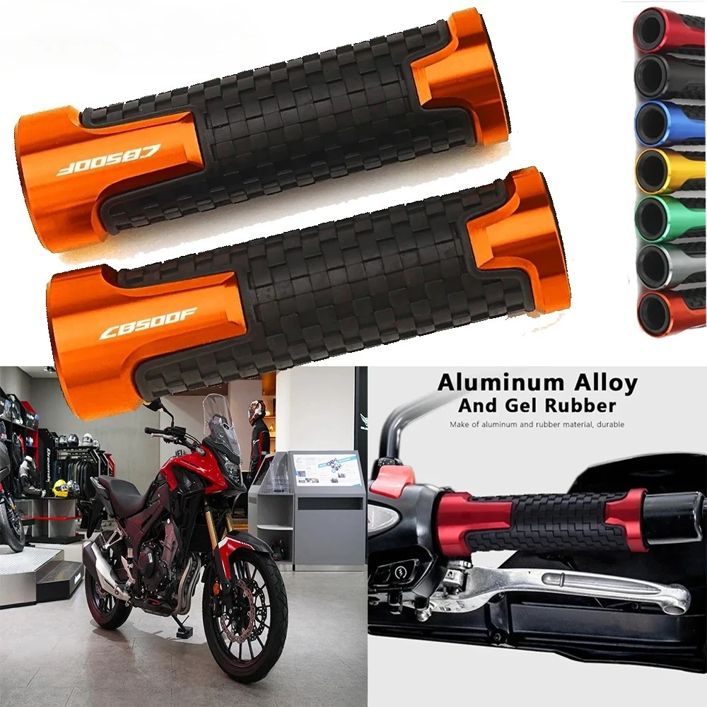 For Honda CB500F CB500X 500 X F 7/8'' 22MM Handle Bar Covers Motorcycle Accessories Hot Deal CNC Handlebar Grips 1 Pair 2024