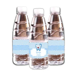 First Tooth Water Bottle Wine Label Stickers Adhesive Candy Bag Box Wrapper Birthday Baby Shower Festival Party Decor Supplies