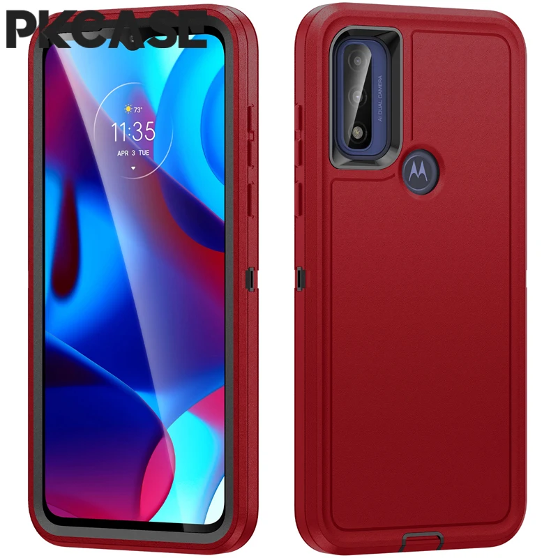 

PKCASE 3 in 1 Hybrid Armor Shockproof Cover For Moto G Stylus 5G G Power 5G 2025