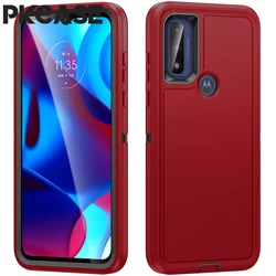 PKCASE 3 in 1 Hybrid Armor Shockproof Cover For Moto G Stylus 5G G Power 5G 2025