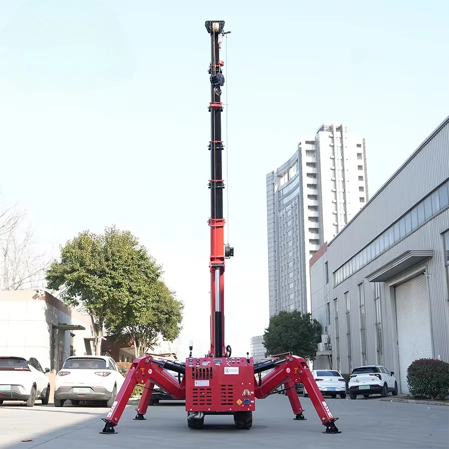 Featuring Dual Power 3/5/6/8/12Ton Mini Crawler Spider Crane with Diesel and Electric Options for Outdoor Use