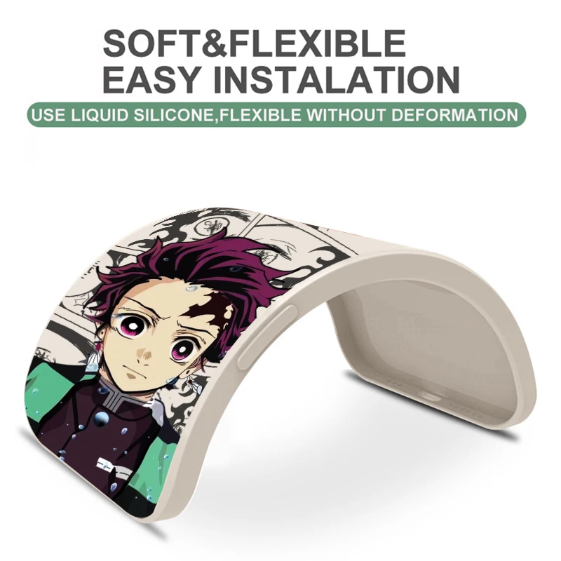 Funda de teléfono Demon Slayer Kamado Tomioka para Samsung Galaxy S24, S23, S22, S21, S20 Ultra, S10 Plus, S23, S21, S20 FE