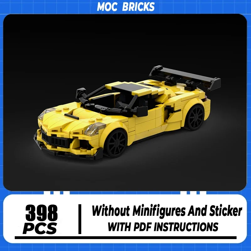 

Super Sports Car Model Moc Building Blocks C8 ZR1 Champion Speed Cars Bricks DIY Assembly Construction Toy Holiday Gifts