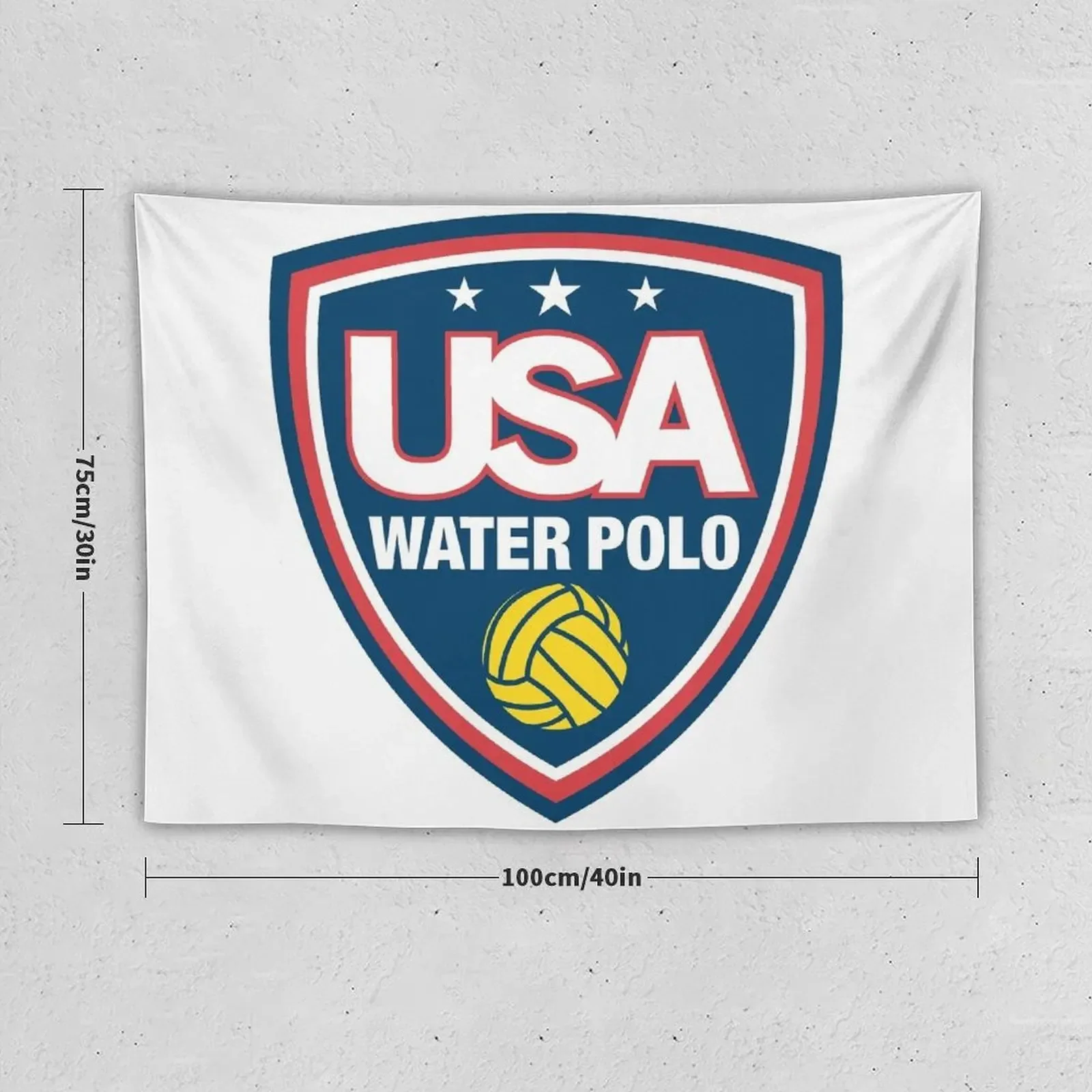 USA Water Polo Tapestry Outdoor Decor Things To The Room Cute Room Decor Wall Carpet Tapestry