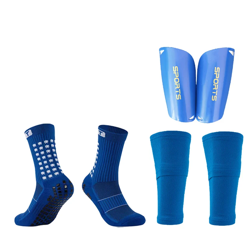 Sports Equipment Soccer Shin Guard Calf Sleeves With Pocket Adults Kids Football Leg Guards Protection Gear Non Slip Soccer Sock