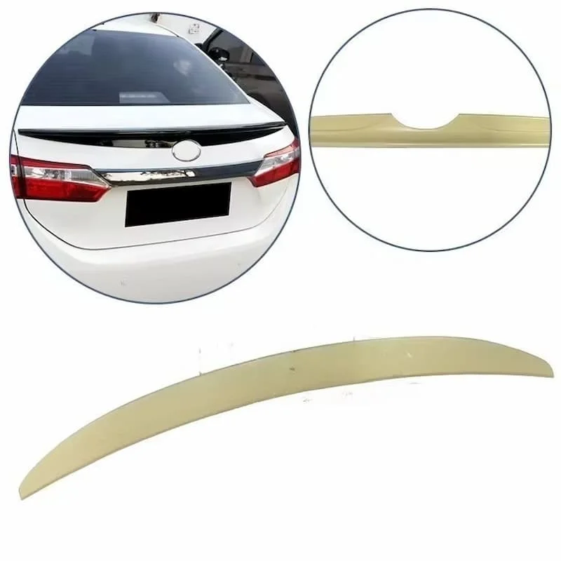 

For 2014-2017 Toyota Corolla Rear Trunk Lip Boot Ducktail Lip Spoiler Wings 2014-2017 Corolla Lip Spoiler