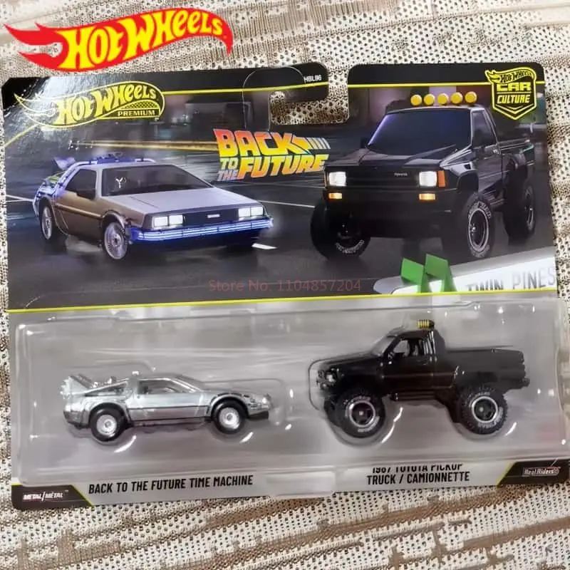 

In Stock Hot Wheels Premium Car Culture Back To The Future Volkswagen Golf Ford Anglia Exclusive 2-Pack Hbl96 Model Car Toy Gift