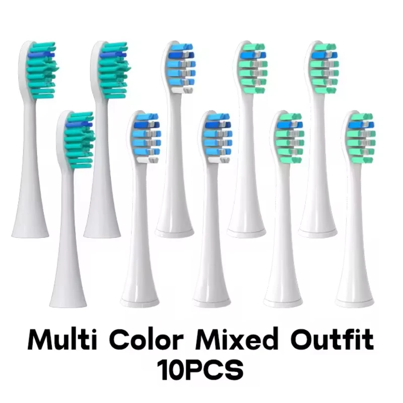 4-10pcs Toothbrush Head Adapted To Philips HX3/6/8/9 Series Brush Heads Soft DuPont Nozzles Sealed Packaged