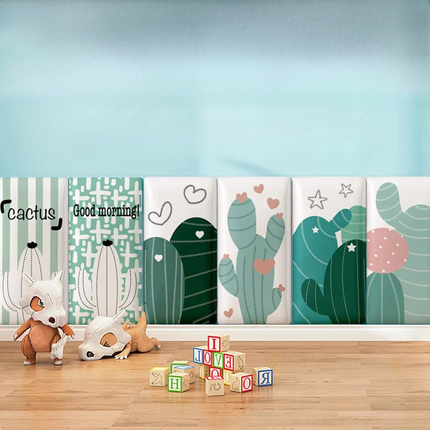 

Cartoon Self-adhesive Children's Room 3d Three-dimensional Tatami Anti-collision Wall Sticker Soft Bag Bedroom Home Accessories