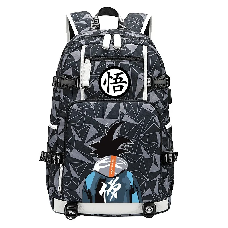 Anime Dragon Ball Wukong Zaino periferico creativo per cartoni animati per ragazzo, scuola media, scuola elementare, regalo per zaino di grado senior