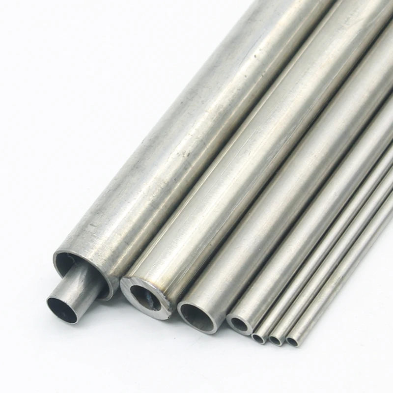 4pcs 304 Stainless Steel Capillary Tube Pipe Silver OD 8mm ID 5.5mm, 350mm Length, customize service all diameters in stock