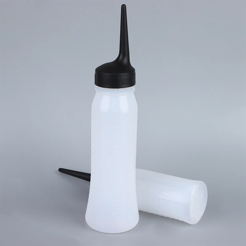 1 قطعة 120 مللي 240 مللي البلاستيك صالون الشعر لون قضيب زجاجات مقياس تصفيف الشعر زجاجات صبغ الشعر اكسسوارات التصميم #4