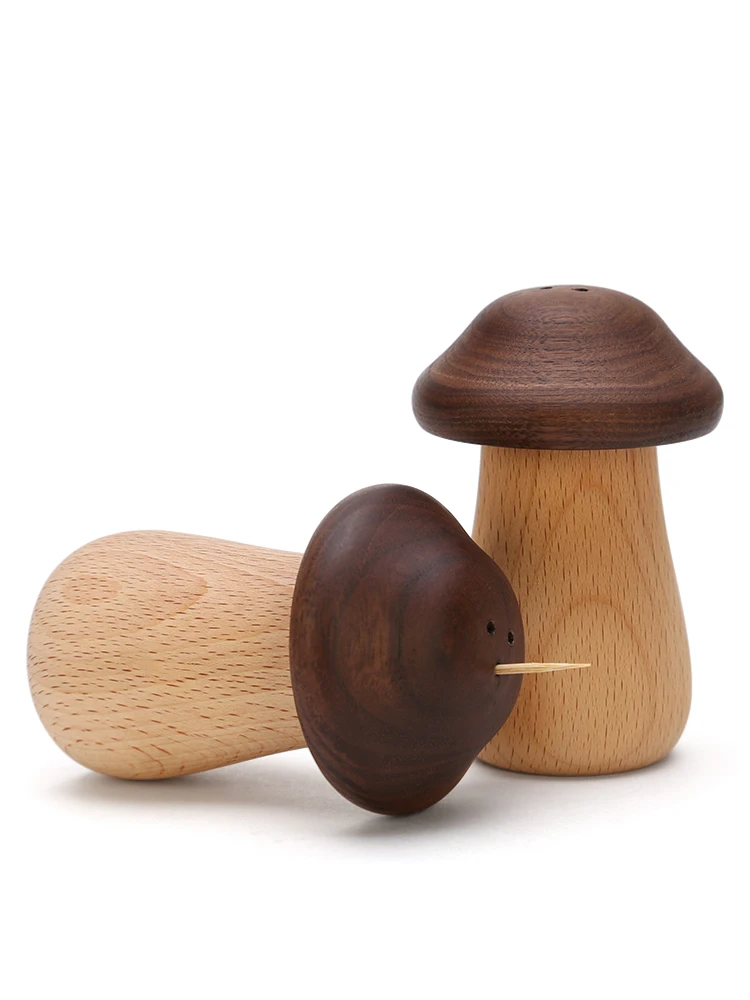 

Fashion creative wooden toothpick bucket toothpick box cartoon European toothpick jar home restaurant restaurant mushroom