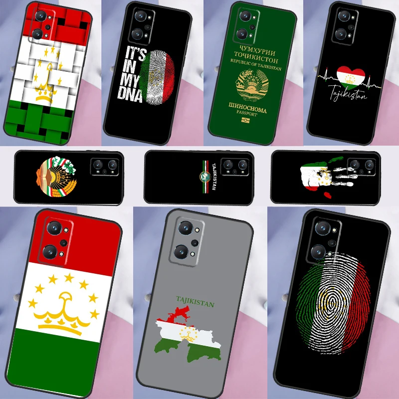 Tajikistan Flag For Realme GT Neo 5 3 2 C55 C35 C33 C31 C30 C25 C21Y C15 C11 Realme 10 8 9 11 Pro Plus Case