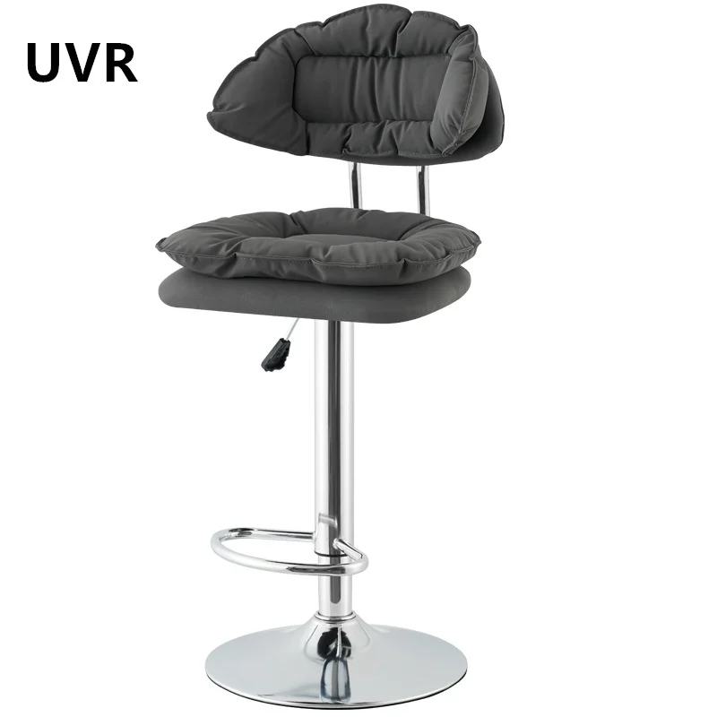 UVR Bar Stools Lift Stools High Stools Cashier Bar Stools Home Kitchen Backrest Chairs Stain-resistant Bar Salon Bar Stools