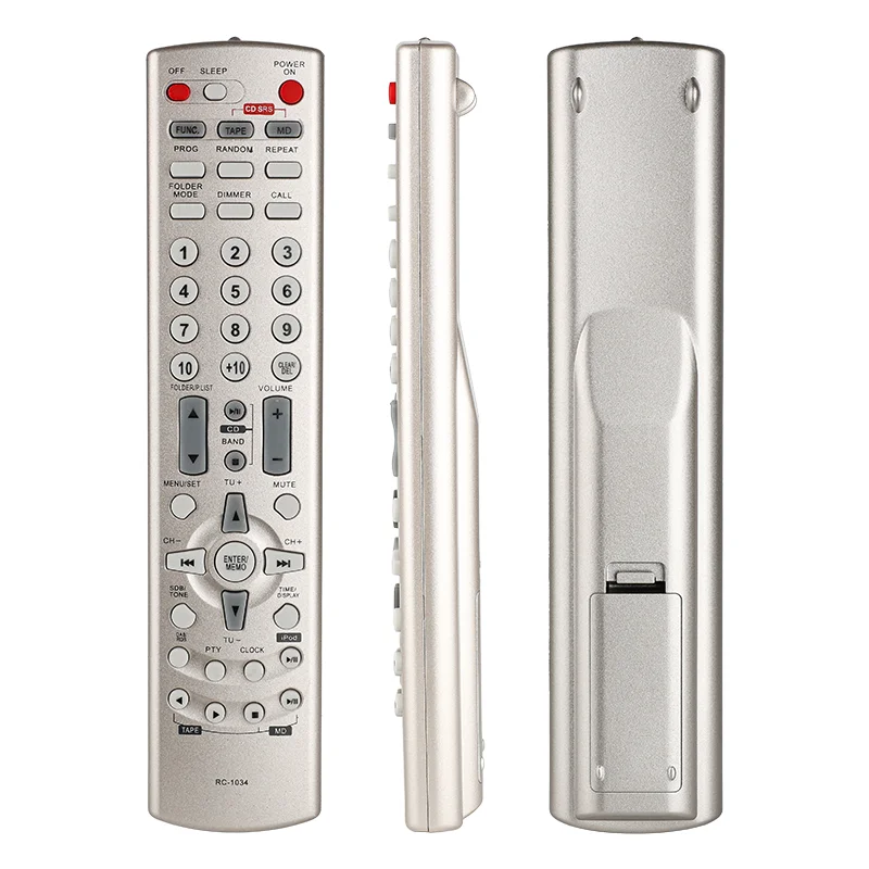 RC-1034 For Denon Remote Control Replacement, For Denon CD Receiver FD-S03CP CFD-E100 CFD-E90 CFD-E95 DCD-F102 DRA-F102 RCD-M33