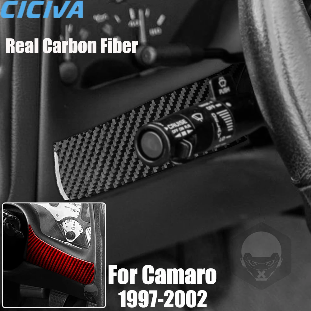 

Carbon Fiber Car Accessories Speedometer Cover Soft Sticker For Chevrolet Camaro 4th Gen F-body 1997 1998 1999 2000 2001 2002