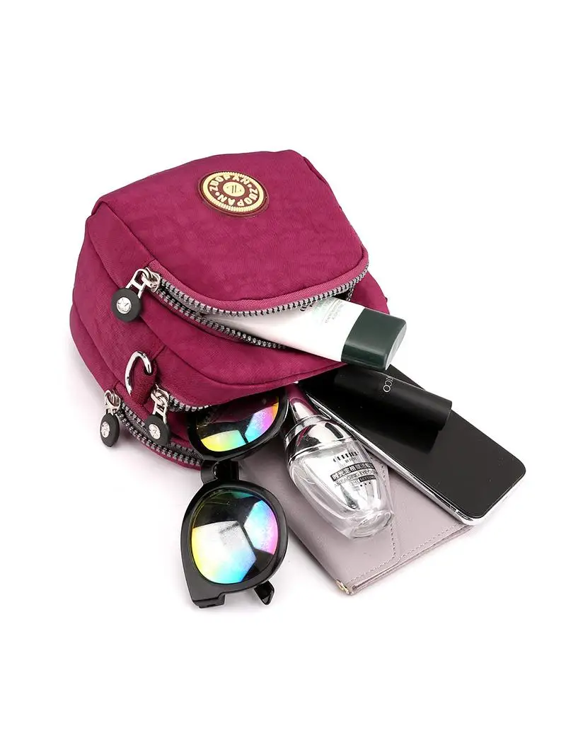 

Новинка 2025, женская водонепроницаемая ткань Оксфорд, мини-холщовая сумка через плечо на одно плечо, модная повседневная модная сумка-кошелек для мобильного телефона