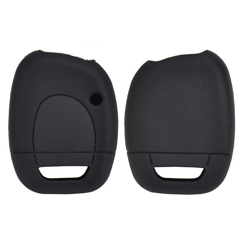 AX 1 Button For Renault Clio Kangoo Master Twingo Skin Holder Protector 1998 - 2008 Silicone Car Remote Key Fob Shell Cover Case